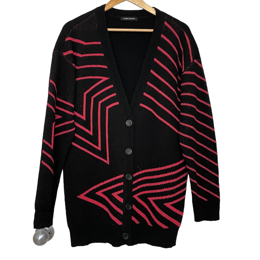 Codes Combine Long Sleeve Knit Cardigan Sweaters